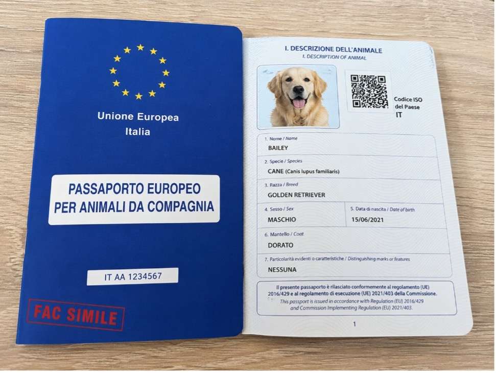 Passaporto Europeo animali