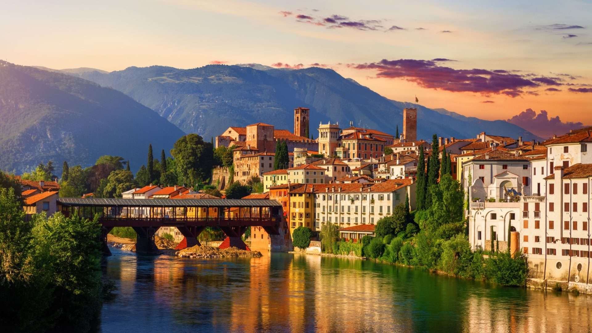 Bassano del Grappa an der Brenta