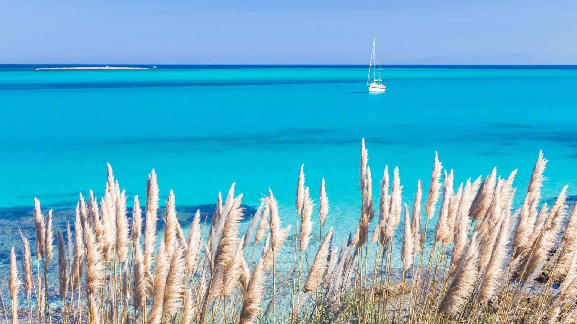Strand La Pelosa bei Stintino auf Sardinien