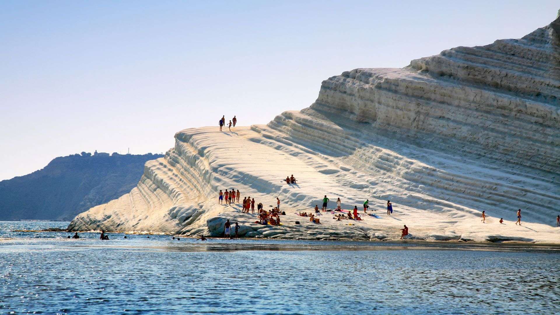 La Scala dei Turchi, la falesia bianca di marna a Realmonte