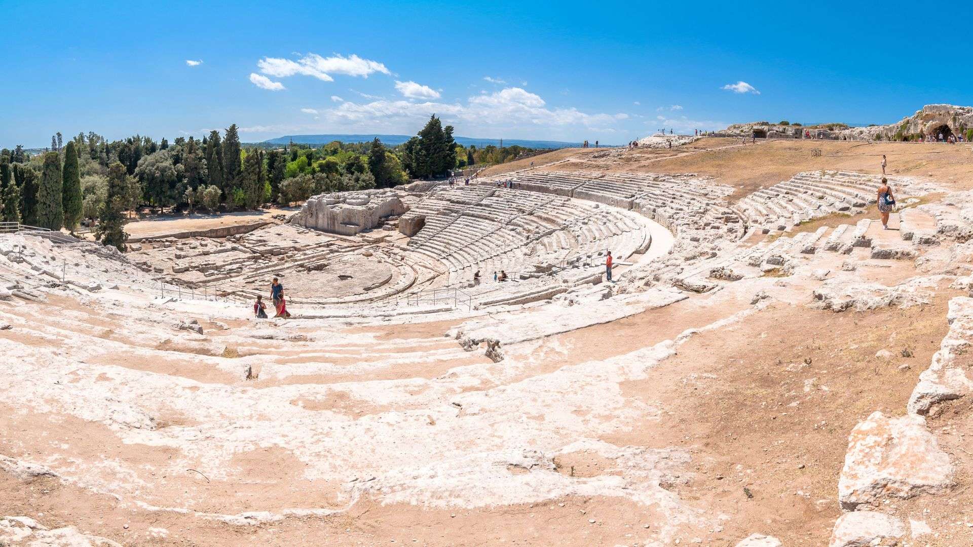 Il Teatro Greco di Siracusa nel Parco archeologico della Neapolis